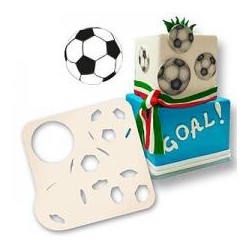 Conjunto de 2 Stencil Bola Futebol