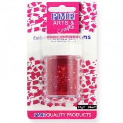 Flocos de Glitter Vermelho PME