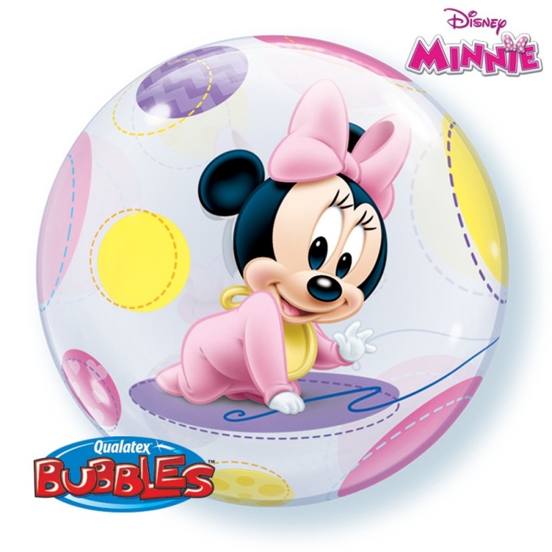 Balão Bubble Baby Minnie