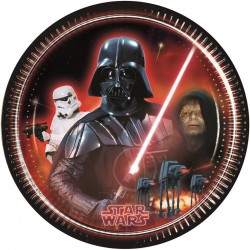 Pratos Papel Star Wars 23cms