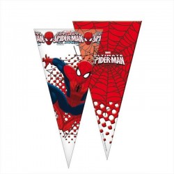 Pack 10 Sacos Cone Spiderman