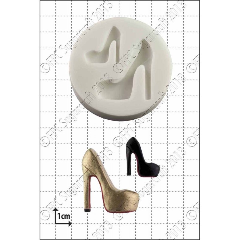 Molde de Silicone Sapatos Fashion