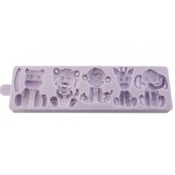 Molde de Silicone Animais da Selva