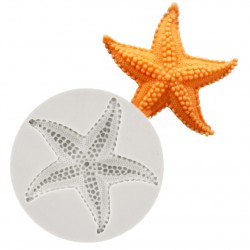 Molde Silicone Estrela Mar