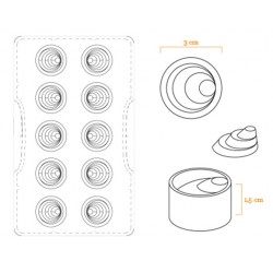 Molde Chocolate Circulos Modulares