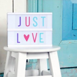 Insert Letras Pastel Light Box