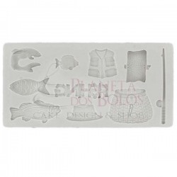 Molde Silicone Pesca