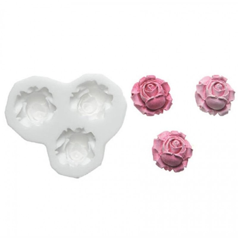 Molde Silicone  Rosas