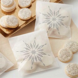 6 Envelopes Doces flocos de neve