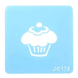 Stencil Cup Cake