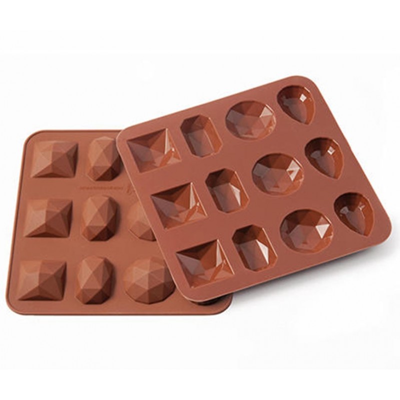 Molde Silicone Chocolate DIAMONDS