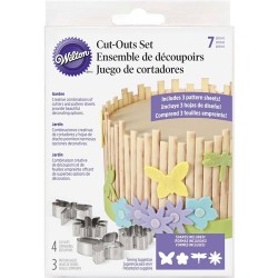 Set Cortadores e Tapetes Marcadores Tema Jardim Wilton