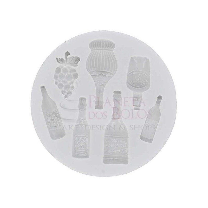 Molde Silicone Garrafas Sortidas