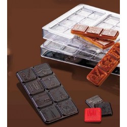 Molde Tablete Chocolate Cidades