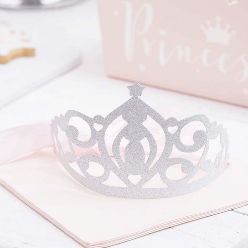 Tiaras Princesa Glitter Prata