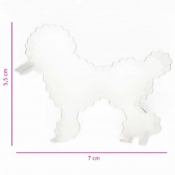 Cortador Poodle 7 cm