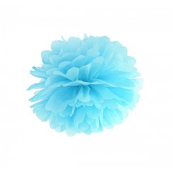 Pompom Sky Blue 35 cms