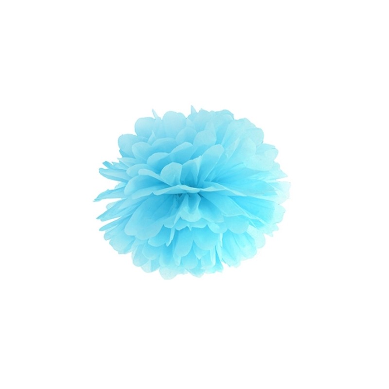 Pompom Sky Blue 35 cms