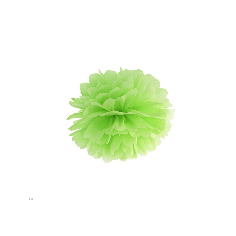 Pompom Verde Maçã 35 cms