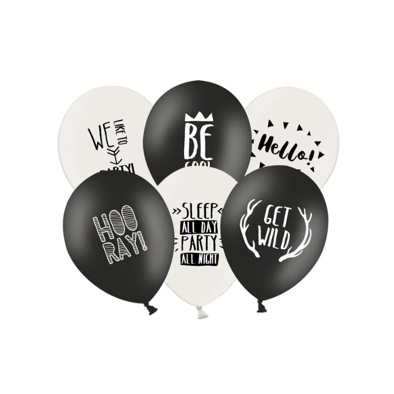 Party Ballons Preto e Branco