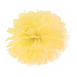 Pom Pom Amarelo 35 cms