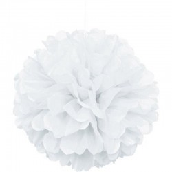 Pom, Pom 40 cms Branco