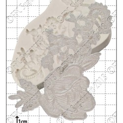 Molde Silicone Bordado 'Rosamund'