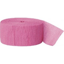 Fita Papel Crepe Rosa Forte