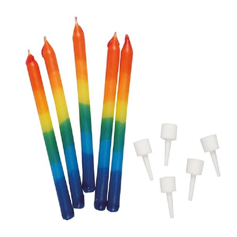 12 Velas Arco Iris