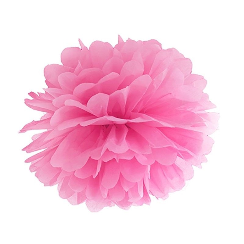 Pompom Rosa 25 cms