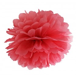 Pompom Vermelho 25 cms