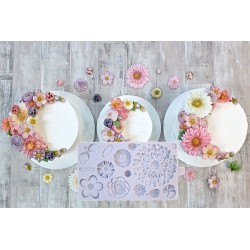 Molde Silicone Flores de Buttercream