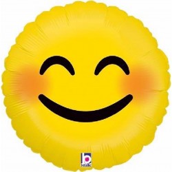 Balão Foil Emoji Sorridente