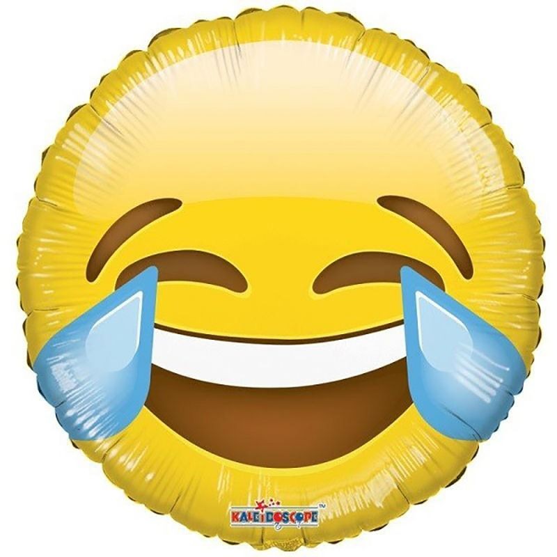 Balão Foil Emoji Rir