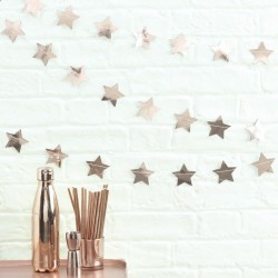 Grinalda Estrelas Rose Gold