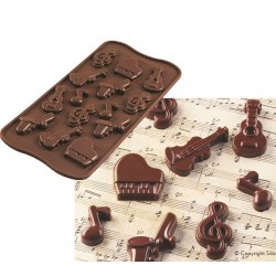 Molde Silicone CHOCO MELODY