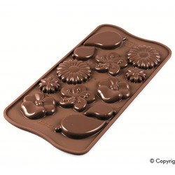 Molde Silicone Chocolate CHOCO GARDEN