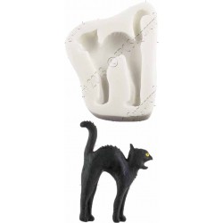 Molde Silicone Gato Preto