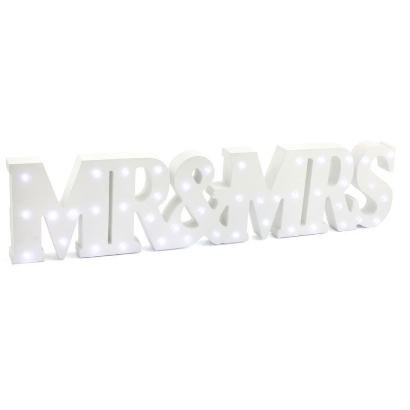 Luz Led  Mr and Mrs