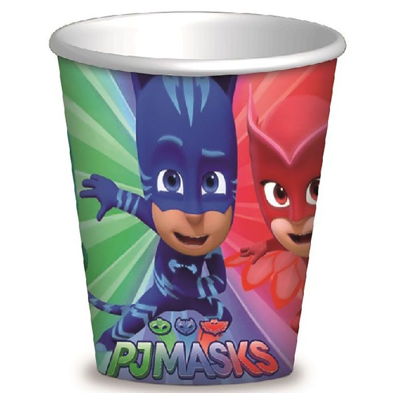 8 Copos PJ Masks