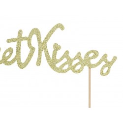 Cake topper  Sweet Kisses