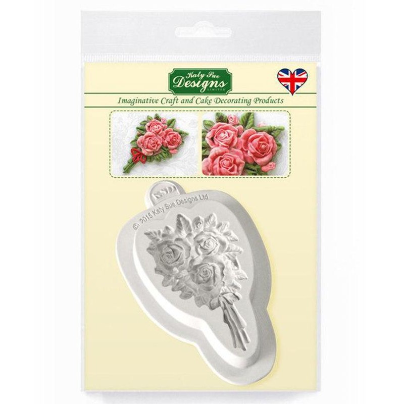 Molde Silicone Bouquet de Rosas