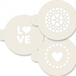 Conjunto 3 Stencil Love