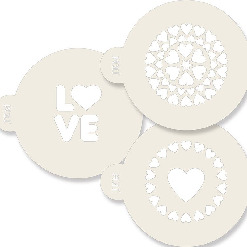 Conjunto 3 Stencil Love