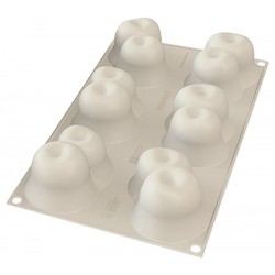 Molde Silicone Cerejas Vermelhas