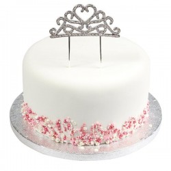 Topper Pick Diamante Tiara