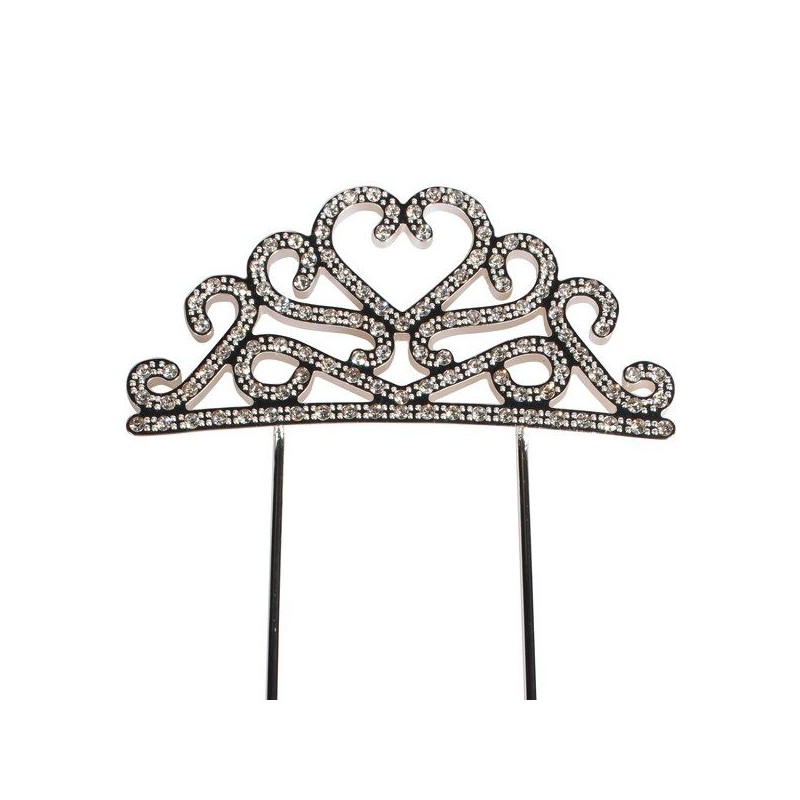 Topper Pick Diamante Tiara