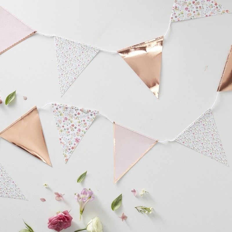 Banner Rose Gold DITSY FLORAL