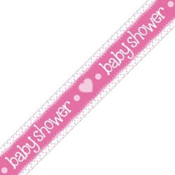 Banner Baby Shower Rosa