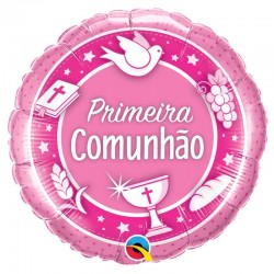 Balão Comunhão Rosa